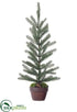 Silk Plants Direct Noble Pine Tree - Green - Pack of 4