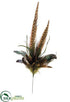 Silk Plants Direct Pheasant Feather Spray - Green - Pack of 24