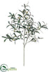 Silk Plants Direct Olive Spray - Green - Pack of 12