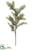 Fir Pine Spray - Green - Pack of 6