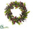 Juniper, Cone, Berry Cone Wreath - Red Green - Pack of 1