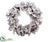 Begonia Leaf Wreath - Purple Green - Pack of 4