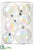 Plastic Ball Ornament Assortment - Iridescent - Pack of 12