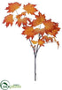 Silk Plants Direct Maple Spray - Orange - Pack of 6