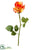 Silk Plants Direct Rose Spray - Orange - Pack of 24