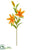 Lily Spray - Orange - Pack of 12