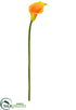 Silk Plants Direct Calla Lily Spray - Orange - Pack of 12