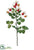 Rose Hip Spray - Red Orange - Pack of 12