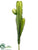 Silk Plants Direct Cactus Spray - Green - Pack of 6