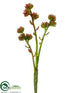 Silk Plants Direct Sedum Spray - Brick Green - Pack of 24