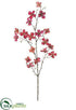 Silk Plants Direct Dogwood Spray - Crimson - Pack of 12