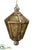 Silk Plants Direct Lantern Ornament - Gold Antique - Pack of 12