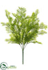 Silk Plants Direct Hemlock Bush - Green Light - Pack of 24