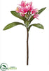 Silk Plants Direct Plumeria Spray - Rubrum Two Tone - Pack of 12