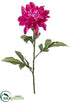 Silk Plants Direct Dahlia Spray - Rubrum Two Tone - Pack of 12