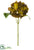 Hydrangea Spray - Mustard Two Tone - Pack of 12