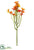 Meadow Daisy Spray - Orange Two Tone - Pack of 12