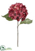 Silk Plants Direct Hydrangea Spray - Burgundy - Pack of 12