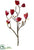 Magnolia Spray - Burgundy - Pack of 12