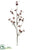 Blossom Spray - Burgundy - Pack of 12