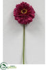 Silk Plants Direct Zinnia Stem - Fuchsia - Pack of 12