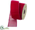 Silk Plants Direct Viscose Velvet Ribbon - Fuchsia - Pack of 12