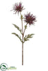 Silk Plants Direct Verona Spider Mum Spray - Purple - Pack of 12