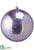 Silk Plants Direct Ball Ornament - Purple - Pack of 8