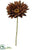 Silk Plants Direct Gerbera Daisy Spray - Coffee - Pack of 12