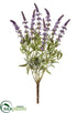 Silk Plants Direct Lavender Bush - Lavender - Pack of 12