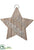 Merry Christmas Star Wall Decor - Brown Gray - Pack of 2