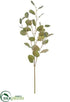 Silk Plants Direct Eucalyptus Spray - Green Gray - Pack of 12