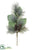 Berry, Pine Cone, Pine Spray - Green Gray - Pack of 12