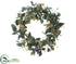 Silk Plants Direct Eucalyptus Wreath - Green Gray - Pack of 1