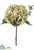 Silk Plants Direct Hydrangea Spray - Green Gray - Pack of 12