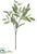 Silk Plants Direct Eucalyptus Leaf Spray - Green Gray - Pack of 12