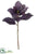 Magnolia Leaf Spray - Purple Gray - Pack of 12