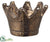 Stoneware Crown Planter - Bronze - Pack of 1