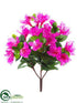 Silk Plants Direct Azalea Bush - Fuchsia - Pack of 12