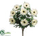 Silk Plants Direct Wave Anemone Bush - Cream - Pack of 12