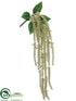 Silk Plants Direct Astilbe Hanging Bush - Cream - Pack of 6