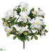 Silk Plants Direct Azalea Bush - Cream - Pack of 36