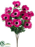 Silk Plants Direct Anemone Bush - Cerise - Pack of 12