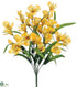 Silk Plants Direct Alstroemeria Bush - Yellow - Pack of 12