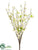 Peach Blossom Bush - White - Pack of 12