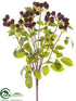 Silk Plants Direct Berry Bush - Burgundy - Pack of 12