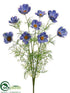 Silk Plants Direct Cosmos Bush - Helio Delphinium - Pack of 6