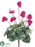 Silk Plants Direct Cyclamen Bush - Beauty Dark - Pack of 12