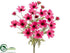 Silk Plants Direct Cosmos Bush - Cerise - Pack of 12