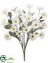 Silk Plants Direct Daisy Bush - Cream - Pack of 6